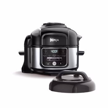 Ninja Foodi 10-in-1 5 Qt Pressure Cooker, Steamer, Bake, Broil, Dehydrate, Air Fryer, Non-Stick, FD101 Stainless Steel